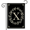thumbnail image 2 of Briarwood Lane Classic Monogram Letter X Garden Flag, 2 of 4