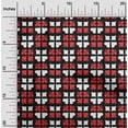 thumbnail image 2 of oneOone Silk Tabby Black Fabric Poker Card Quilting Supplies Print Sewing Fabric By The Yard 42 Inch Wide, 2 of 5