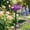 Purple, variant on Metal Flower Bee Waterer Garden Stake, Waterproof Rustproof Insect Bird Bath Feeder Outdoor Yard Decorative Stake Ornament