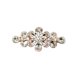 thumbnail image 1 of Faship Gorgeous Clear Rhinestone Crystal Floral Pasador de pelo Clip, 1 of 5