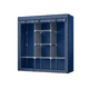 thumbnail image 4 of Closet Armable Armario Zapatero Ropero Organizador De Ropa De Acero Inoxidable Xtellar Color Azul, 4 of 4