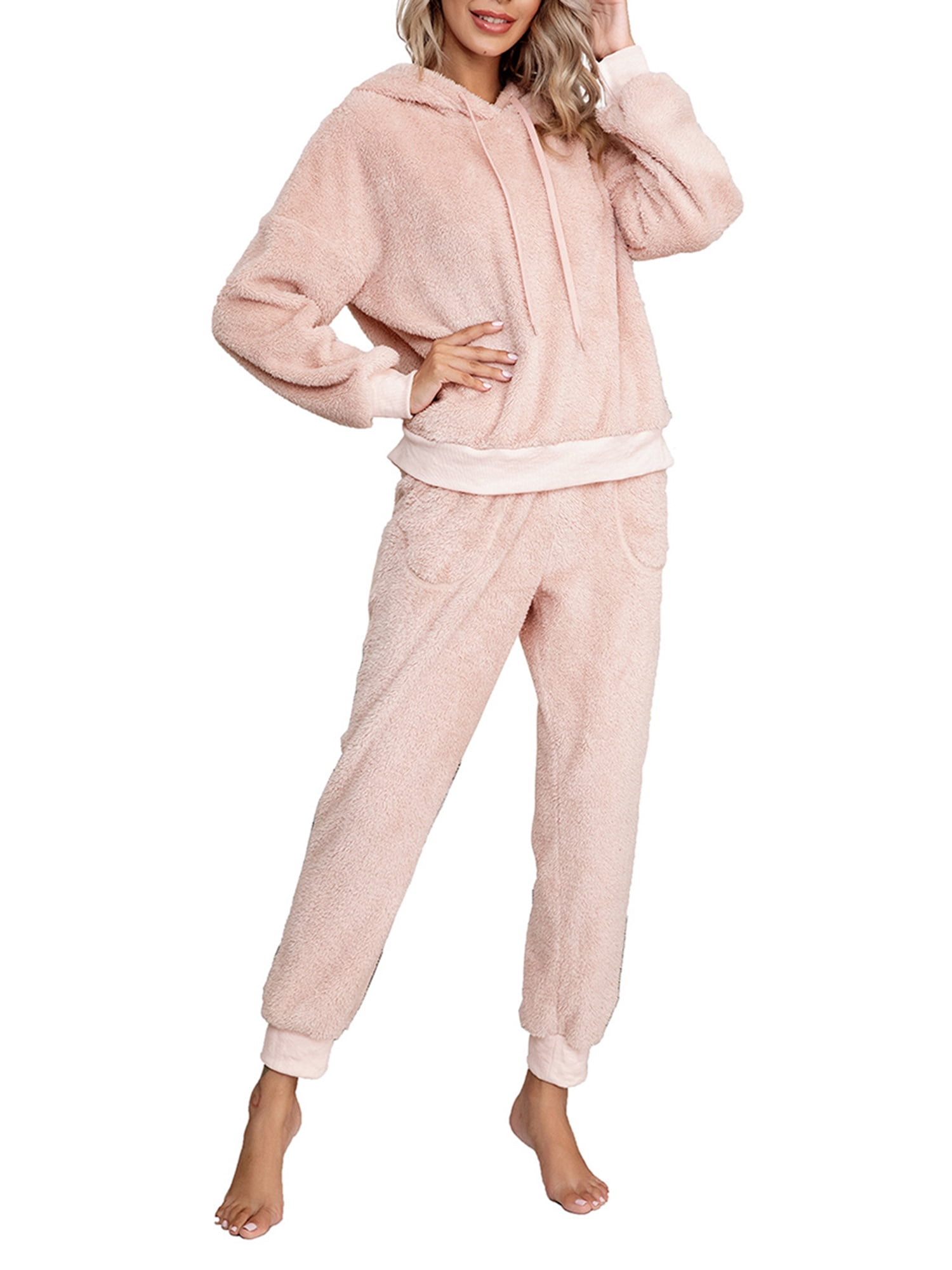 2pcs Women Cat Pajamas Cute Girls Sleepwear Soft Bathrobe Shorts Winter Lounge Sleepwear Sets