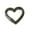 Gun black, variant on SDFGTstore Spring O Ring,Round Carabiner Snap Clip Triggers Spring Keyring Buckle,O Ring for Bags,Purses Heart Shape