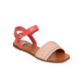 thumbnail image 1 of New Women Breckelles Sadie-14 Fabric Open Toe Embellished Ankle Strap Sandal, 1 of 5