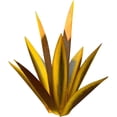 thumbnail image 1 of Adorno de jardín de metal con planta de agave, escultura de metal antigua, estatua de jardín antigua (oro-27cm), 1 of 5