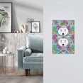 thumbnail image 5 of Daiia Succulents Pattern Decorator Wall Plate Child Safe Outlet Cover, Switch and Outlet Covers,Size 1-Gang 5.0" x3.0" , Polycarbonate Thermoplastic-Style S, 5 of 6
