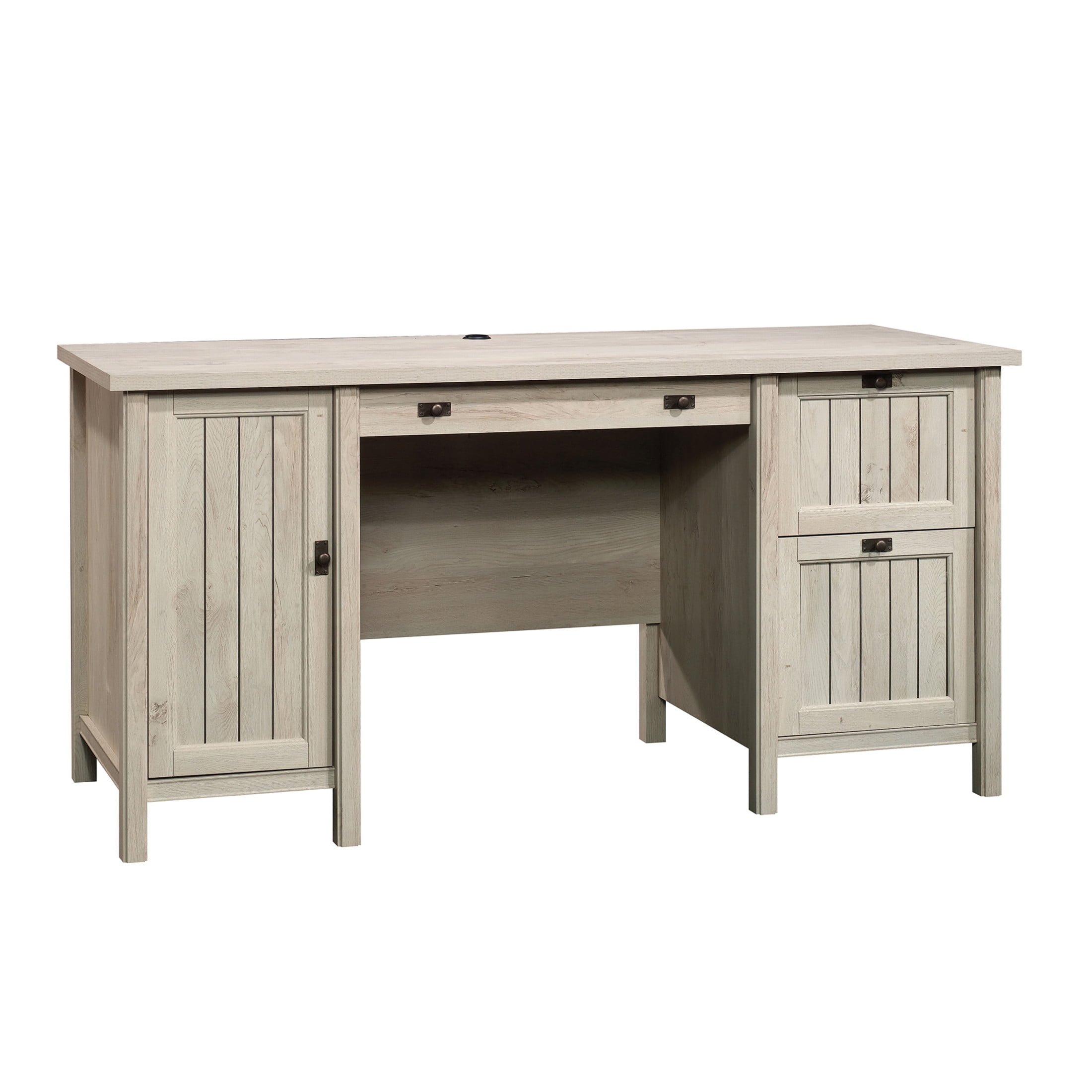 Sauder Costa Computer Desk, Chalked Chestnut Finish
