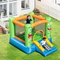 thumbnail image 2 of Costway Inflatable Castle Bounce House Jumper Kids Playhouse with Slider and 550W Blower, 2 of 10