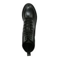 thumbnail image 3 of SAM EDELMAN Womens Black Comfort Stretch Water Resistant Lydell Round Toe Block Heel Lace-Up Leather Combat Boots 7.5 M, 3 of 4