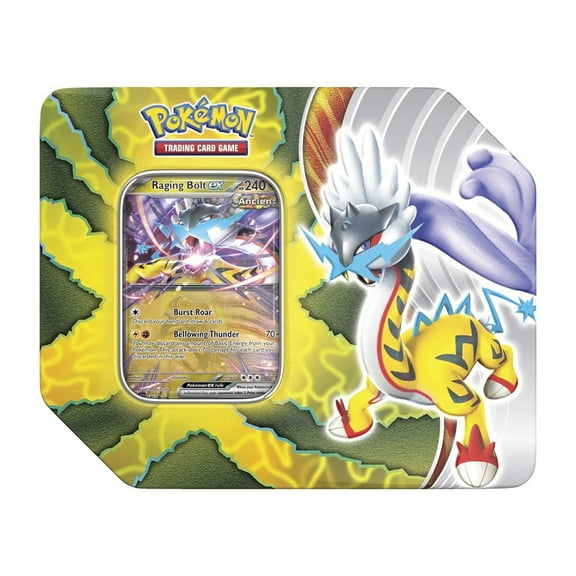 POKEMON 25 WM D82D AE PD RAGING BOLT TIN