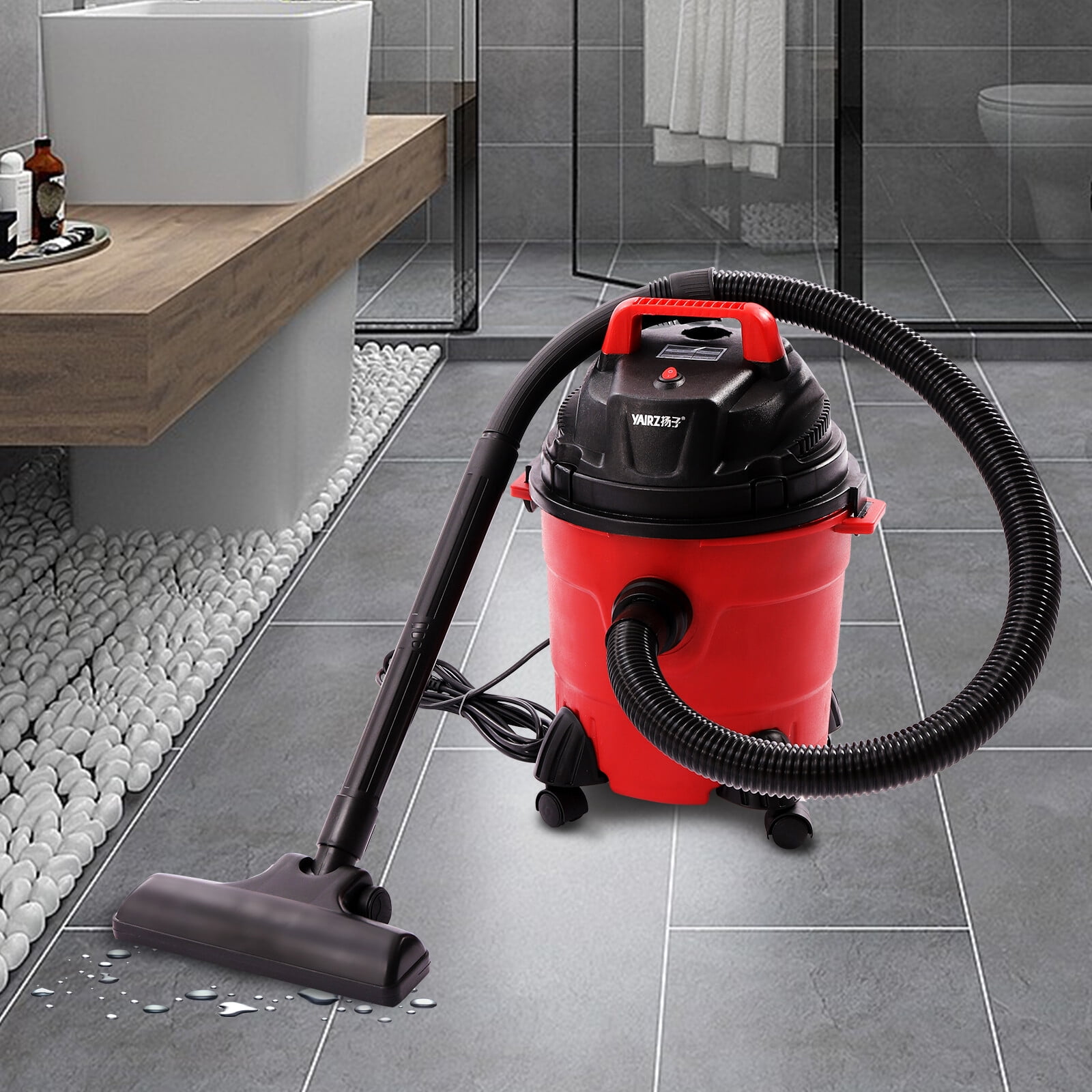 Wet Dry Vacuum Small Portable Shop Vac Cleaner Hose Lightweight 4 Gallon