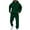 Dark Green, variant on CHENge Mens Hoodie Tracksuit Set 2 Pieces Athletic Hooded Sweatsuit Casual Outfit Sweatshirt and Joggers Set