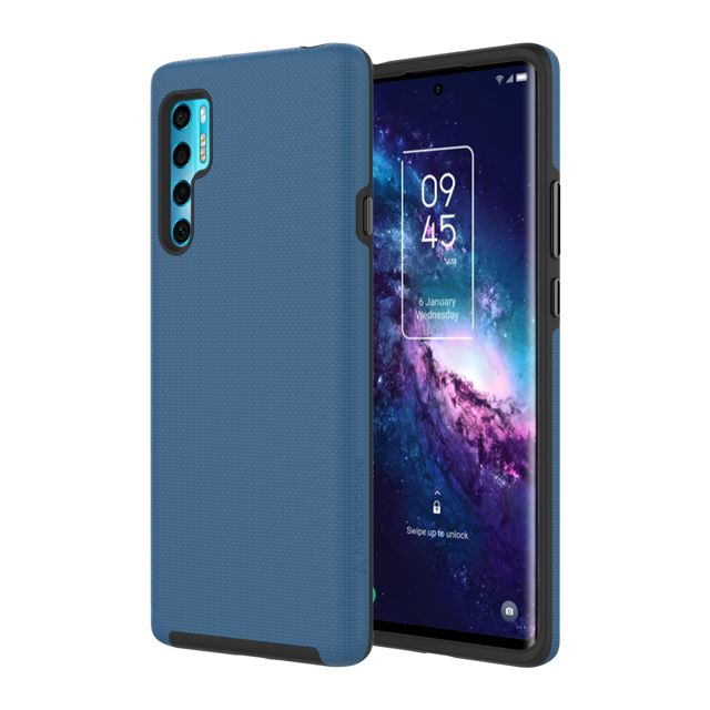 Axessorize PROTech Dual-Layered Anti-Shock Case with Military-Grade Durability for TCL 20 Pro 5G | Black