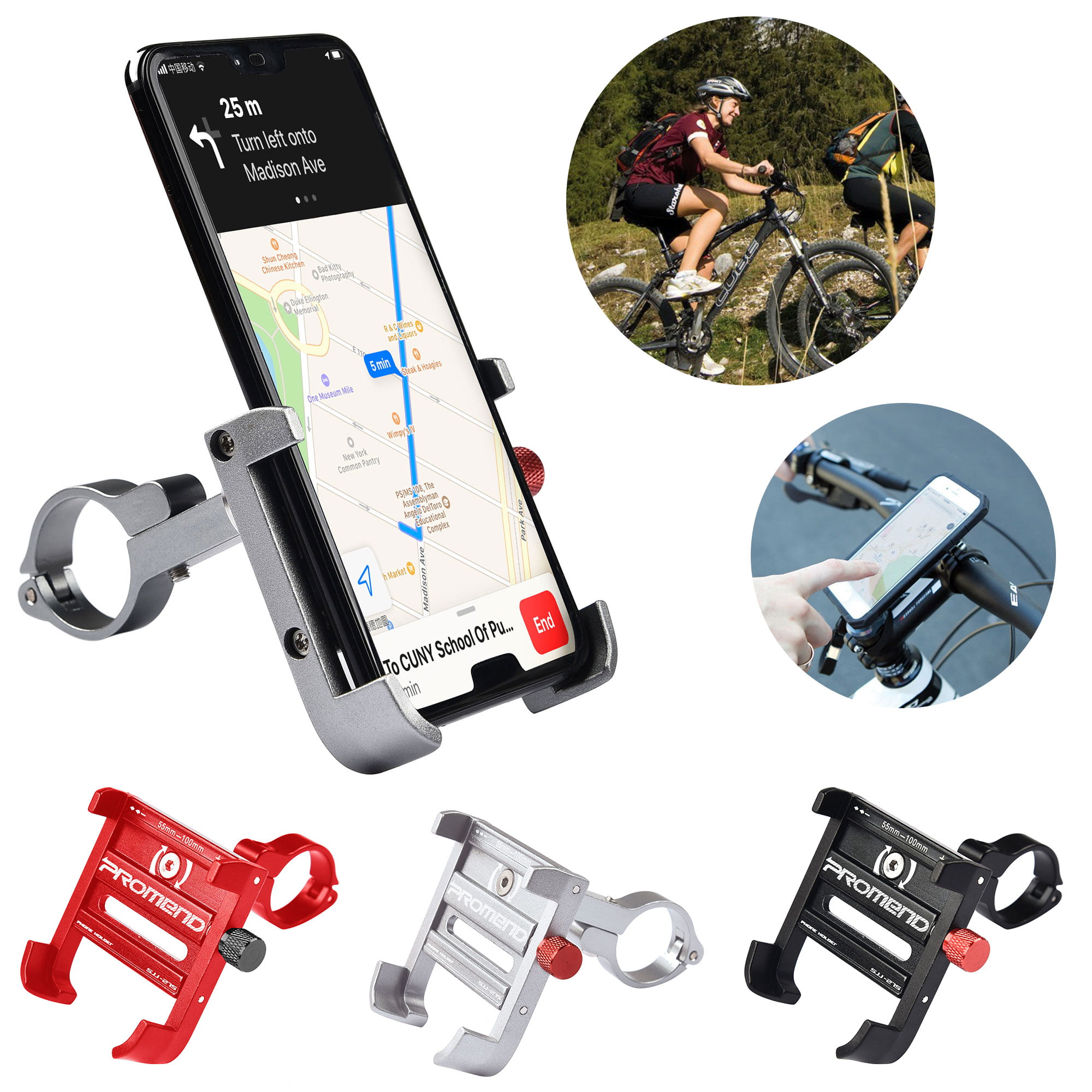 Details about   Cell Phone Silicone Mount Holder GPS Motorcycle MTB Bike Bicycle 360 Rotation K