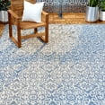 thumbnail image 5 of Nicole Miller New York Patio Country Danica Transitional Geometric Indoor/Outdoor Area Rug, Blue/Grey, 1'9"x2'11", 5 of 9