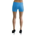 thumbnail image 3 of Vivian's Fashions Legging Shorts - Cotton, Misses Size (Turquoise, XS), 3 of 3