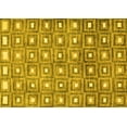 thumbnail image 1 of Ahgly Company Machine Washable Indoor Rectangle Abstract Yellow Contemporary Area Rugs, 6' x 9', 1 of 4