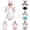 08-White, variant on CAIXIA Easter Outfit Baby Girl Girls Tutu Skirt With Headband Bow Tiekids School Party Outfit Dress Up