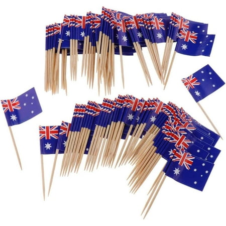 Home Decoration Australia Flag Picks Mini Australian Toothpick Flag ...
