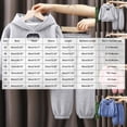 thumbnail image 3 of Toddler Boy Clothes Fall Winter Outfit Long Sleeve Printed Top and Pants Set 2 Piece Sweatsuit,Lounge Wear 6-12 Months 12-24 Months 2T 3T 4T 5T 6T 7T 8T 9T Children 4-5 Years, 3 of 4