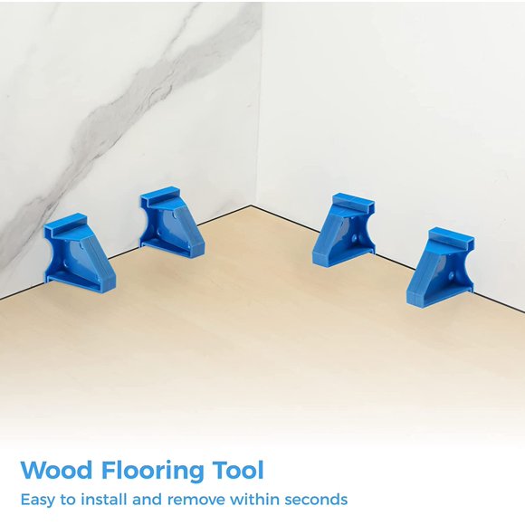 Jinsinto 20PCS Flooring Spacers, 2 in 1 Laminate Flooring Spacers, Installation Spacers for Vinyl Plank, Laminate Wood, Engineered Hardwood, Bamboo, Tile Flooring