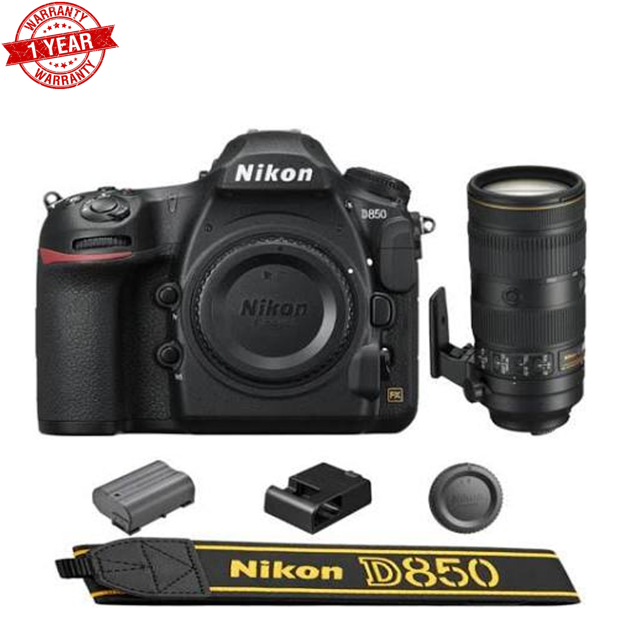 Nikon D850 DSLR Camera + AF:S NIKKOR 70:200mm f/2.8E FL ED VR Lens - image 1 of 1
