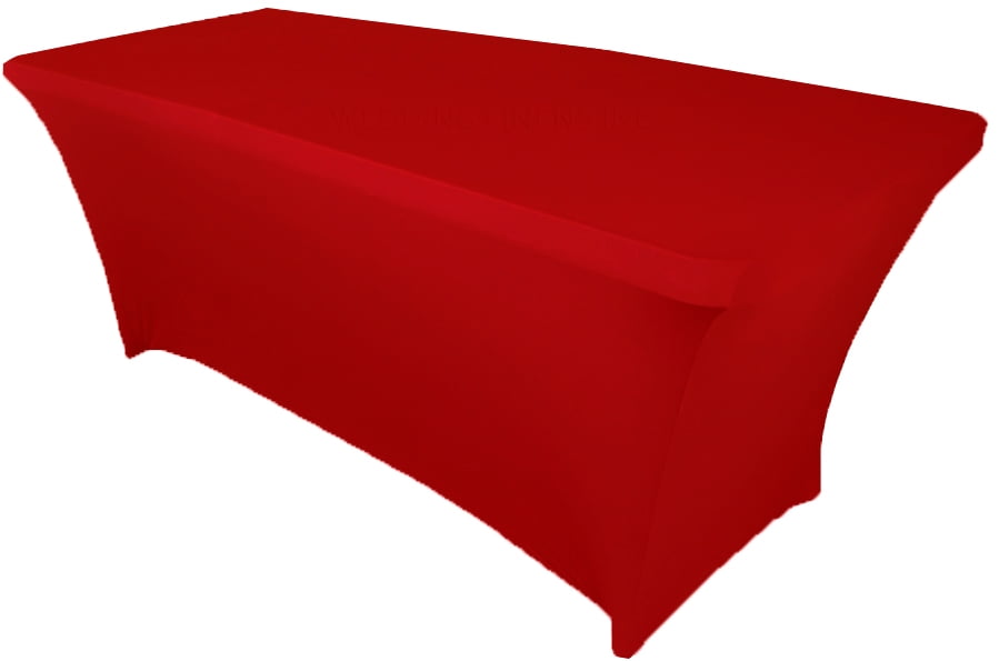 Fitted Rectangular Tablecloths Stretch Spandex Table Covers YCC Linens 