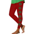 thumbnail image 3 of TaTaai Random Print Stretchy Breathable St Patrick's Day Women Tight Fit Yoga Capri Leggings Elastic Non-see-through Fashion Casual Daily Wear Gift, 3 of 6