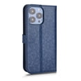 thumbnail image 6 of For iPhone 11 Pro Phone Case Full Coverage Dustproof Anti-Scratch Anti-Fingerprint Kickstand Card Slots Wave-dot Pattern Design Convenient Wrist Strap PU Leather Luxury Wallet Cover,Blue, 6 of 7