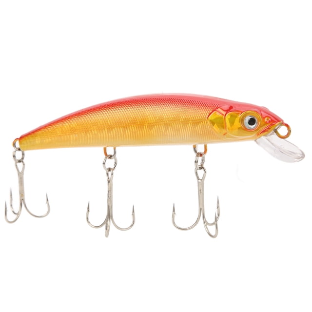 Señuelo de pesca duro grande, cebo de pesca de lubina de simulación de tiro largo para agua dulce y salada, color rojo