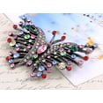 thumbnail image 4 of Irresistible Multi-color Crystal Rhinestone Butterfly Fashion Brooch Pin, 4 of 4