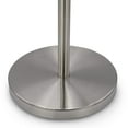 thumbnail image 3 of Brookstone Freestanding Toilet Paper Holder and Reserve Stand with Dispenser, Brushed Stainless Steel, Shiny Chrome, 3 of 6