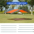 thumbnail image 4 of Fyeme Tent Poles Tarp Shelter Support Rod Iron Telescoping Canopy Poles Set Adjustable Awning Tarpaulin Support Upright Porch Pole for Beach Shelter, Outdoor Camping Tent, Sunshade, 4 of 9