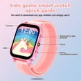thumbnail image 6 of SHANNA Kids Smart Watch for Boys Girls Aged 4-12,  1.83'' HD Touch Screen with 30 Games and 140 Learning Cards, Music Player Camera Pedometer Story Telling, Pink, 6 of 10