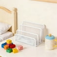 thumbnail image 4 of Mesh Metal Mail Sorter Desk Organizer With Three Slots For Efficient Letter And Envelope Storage, 4 of 4