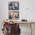 thumbnail image 3 of Stupell Industries Traditional Still Life on Drapery Plants & Flowers Painting Wrapped Canvas Art Print Wall Art, 20 x 16, Set of 2, 3 of 8
