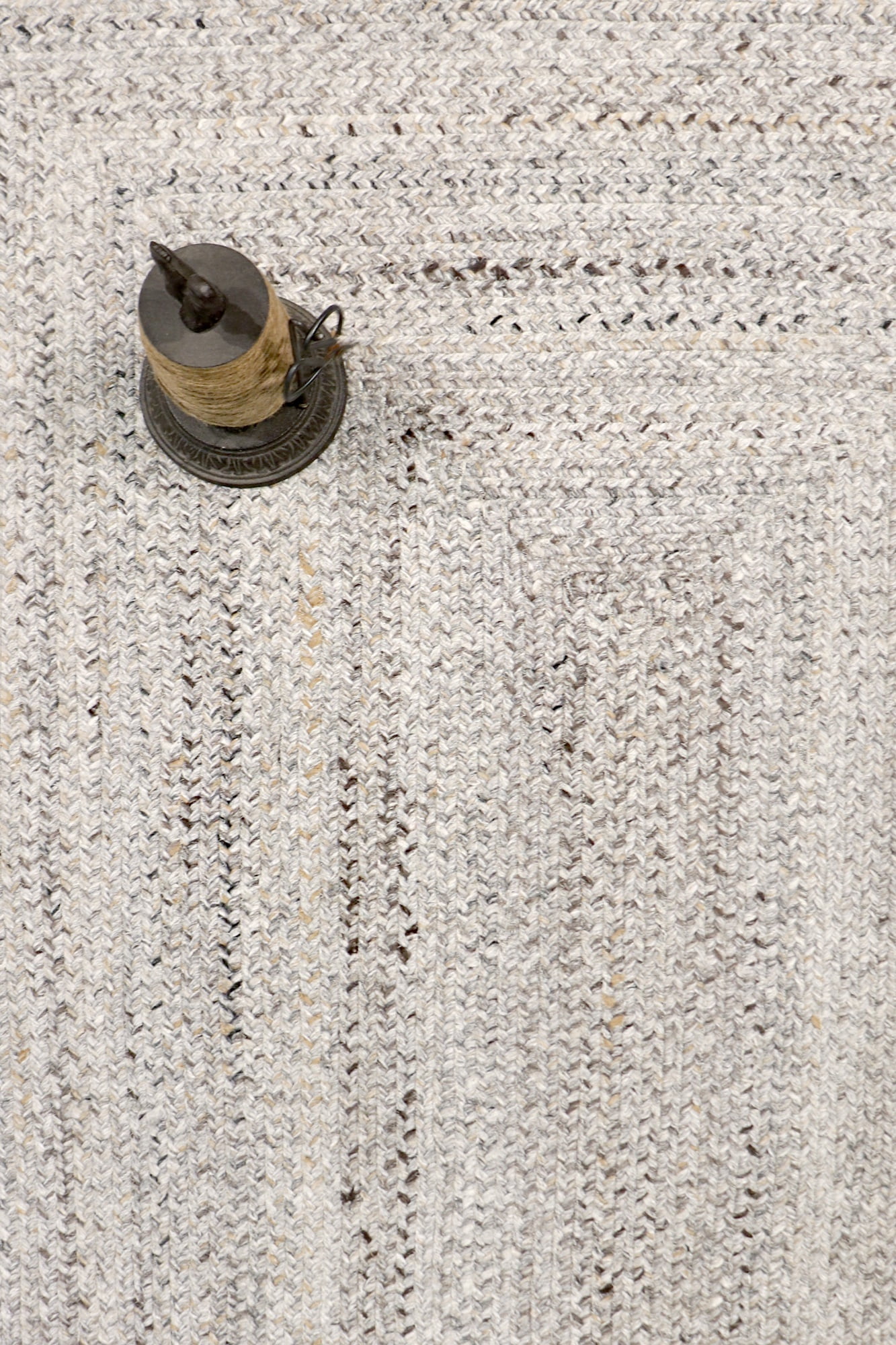 Pasargad Home Lagos 4' X 6' Hand Braided Grey/MultiColor Rug