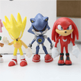 thumbnail image 5 of 6Pcs Sonic Toys Cartoon Figure Toys for Boys 6-8, Multi color Animated Film Shape Garage Kits, 5 of 7