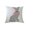 thumbnail image 2 of Hogar y cocina, ropa de cama, cubrecamas, cubrecamas y juegos, decoración de fiesta de conejos de Pascua, cojín para mesa de comedor, para uso doméstico, sofá, sala de estar, ropa de cama, funda de a, 2 of 6