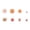 H005- Saffron, variant on Flowers for Decoration, Accessories, Artificial Flowers for Decoration, Flowers for Crafts, 80 Pack Red Multi-Style Simulation Tiny Flower Head Kit for Diy Forest Fairy
