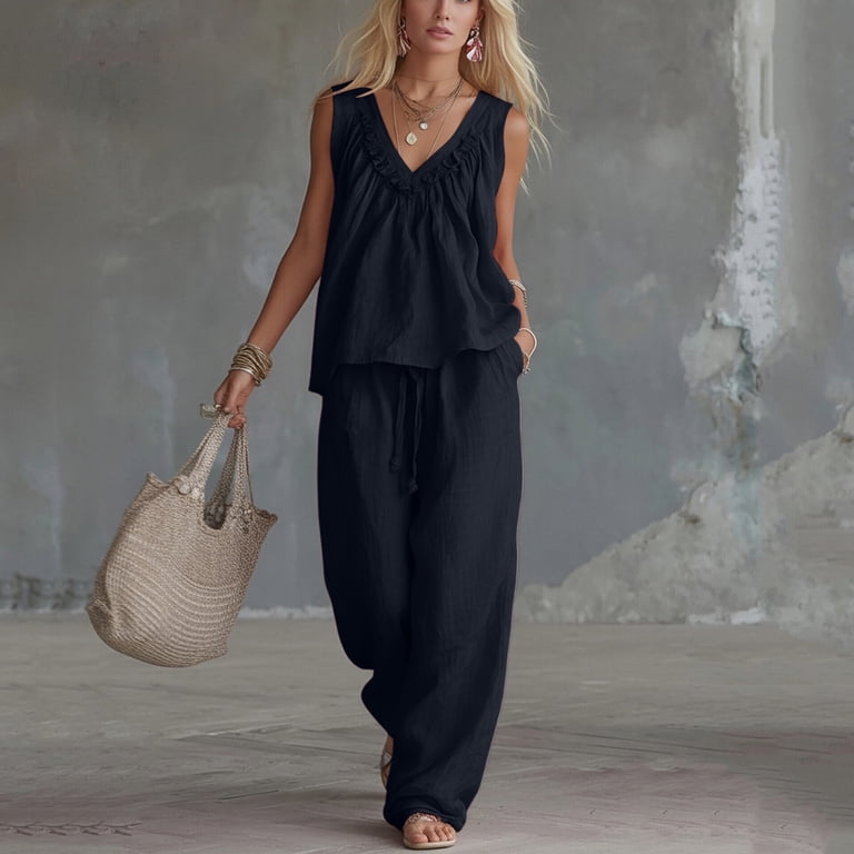 fashionable v necks dress sets Womens Neck Long And Pullover Set | Stylish Imported Size US Top Length Bust Bottom Length Waist Waist Stretch Amount Hip Sleeve Length S 4 15.7 33.9 35.2 24.8 45.3 49.6 0 M 6/8 16.1 35.4 35.6 26.4 46.9 51.2 0 L 10/12 16.5 37.8 36.2 28.7 49.2 53.5 0 XL 14 16.9 40.2 36.8 31.1 51.6 55.9 0 LIaqionyy 2 Piece Sets for