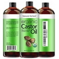 thumbnail image 2 of Aceite de ricino Natural Riches orgánico prensado en frío, 480 ml, 2 of 9