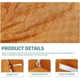 thumbnail image 4 of Latest Checkered 4 Pieces Couch Covers for 3 Cushion Couch Extra Large High Stretch Thickened Sofa Cover for Dogs Pets Anti Slip Furniture Protector Sofa Slipcovers (X Large, Orange), 4 of 7