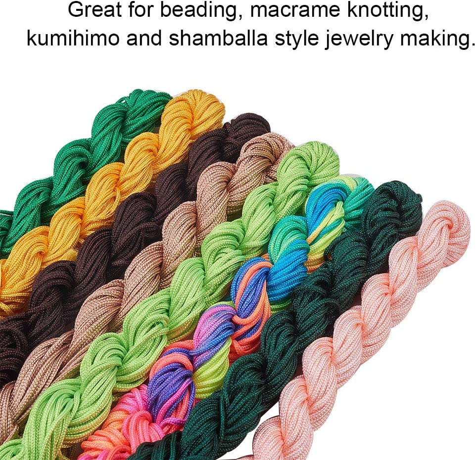 28m 90ft 30yrd Nylon Cord Twisted Braided Beading Knotting String Shamballa  Kumihimo Macrame Thread 1mm for Sale and Wholesale