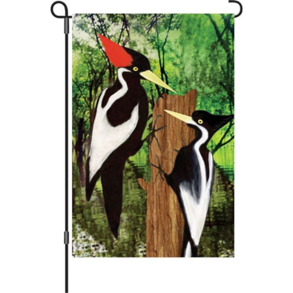 Premier Garden Size Flag - Ivorywoodpecker