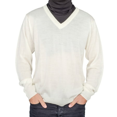 Crazy Cousin White V-Neck Sweater with Black Dickey Halloween Cosplay Costume