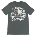 thumbnail image 3 of Funny Samoyed Shirt - I Love My Stinkybutt Dog!, 3 of 9