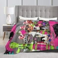 thumbnail image 4 of Splatoon Blanket, Super Soft Throw Blanket For Bed Sofa Couch, Cozy Flannel Blanket For Bedroom Livingroom, 60"X50", 4 of 9