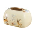thumbnail image 2 of Elegant Tissue Box Cover Organizer for Office Desk seat Ceramics large rectangular tissue box and Table Countertop Deer, 2 of 9
