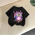 thumbnail image 5 of Ugoldhm Girls' Cartoon Animal Graphic T-Shirt Crew Neck Short Sleeve Cute Casual Tee for 2-14 Years Old, 5 of 7